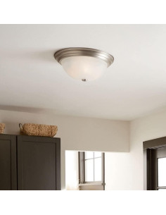 Luz de Techo Kichler Independencia 3 Luces Níquel Cepillado 2