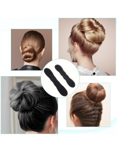 Juego de 8 Clips para Hacer Moño Yolev - 4 Grandes y 4 Pequeños 2