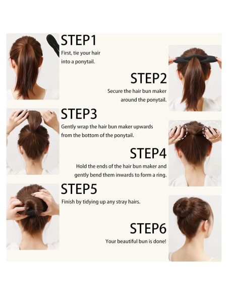 12 Piezas Creador de Moño Flexible Ravlzors - 6 Grandes y 6 Pequeños