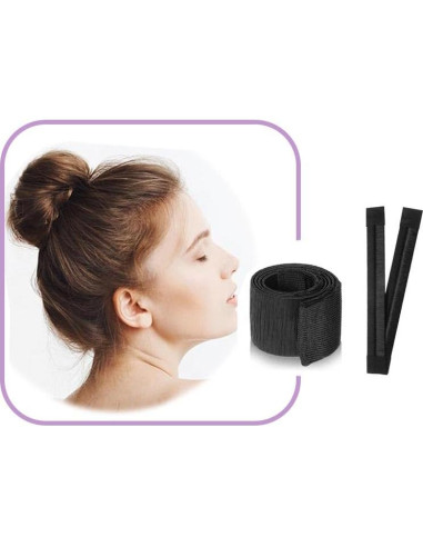 2 Piezas Herramienta para Hacer Moño de Cabello Tangseajiao