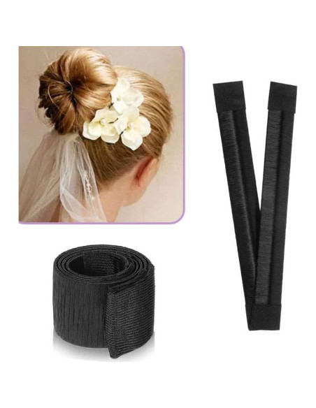 2 Piezas Herramienta para Hacer Moño de Cabello Tangseajiao 2 Piezas Herramienta para Hacer Moño de Cabello Tangseajiao