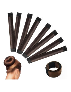 Kit de Hacedores de Moños Duijiaoxiang 4 Piezas Marrón Oscuro