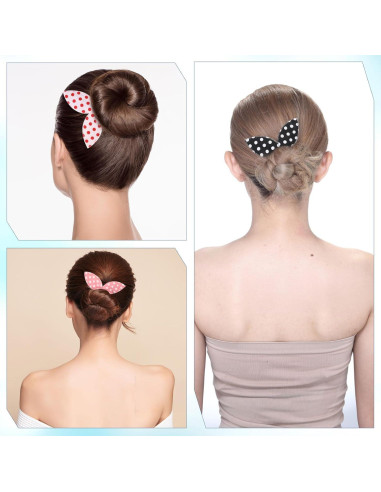 5 Piezas Fabricante de Moño Deft con Diseño Oreja de Conejo