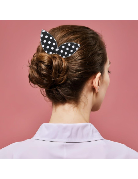 5 Piezas Fabricante de Moño Deft con Diseño Oreja de Conejo