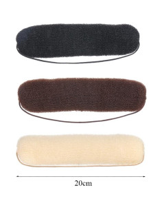 Kit de Hacer Moños de Cabello 3Pcs UPSTORE 20cm Nylon 2