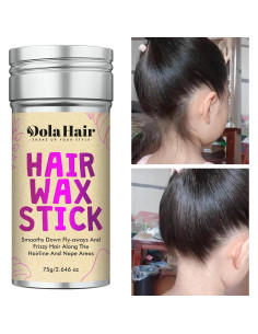 Barra de Cera para el Cabello Dolahair 76.5 g + 3 Cepillos 2