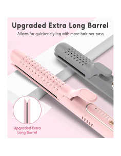 Plancha de Rizar 2 en 1 Farery Chill Soft-Air Rosa 33cm 2