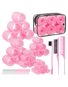 Juego de Rulos Autoadhesivos ProSuites 64 Piezas 5 Tamaños