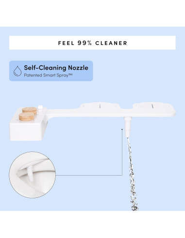 Bidet TUSHY Spa 3.0 de Bambú con Agua Fría a Cálida