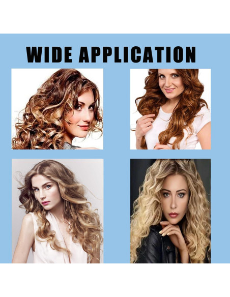 30 Rulos de Plástico Ulifebetter para Cabello Sin Calor - 5 Tamaños