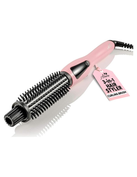 Cepillo Calentado Alure KL-021 3 en 1 para Rizar y Alisar