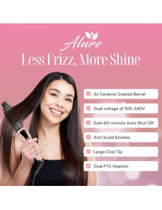 Cepillo Calentado Alure KL-021 3 en 1 para Rizar y Alisar 2