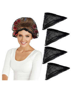 Red de Cabello Triangular WILLBOND Algodón 90x90x145cm Negro