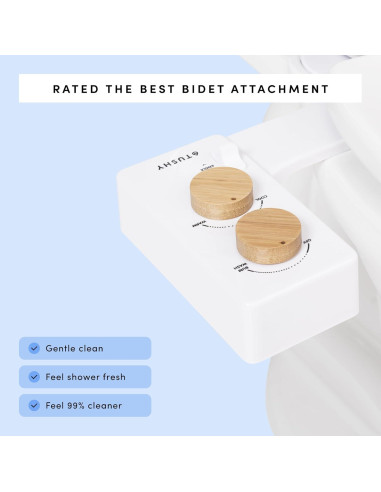 Bidet TUSHY Spa 3.0 de Bambú con Agua Fría a Cálida