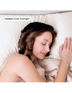 Rizador Sin Calor JIAXIN Negro para Cabello Largo y Corto 2