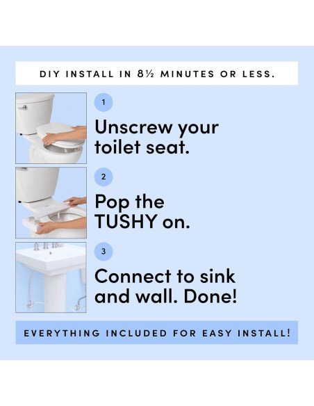 Bidet TUSHY Spa 3.0 de Bambú con Agua Fría a Cálida