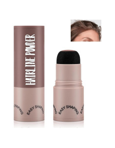 Corrector de Raíces de Cabello Boobeen - Polvo 3-en-1 Marrón Oscuro