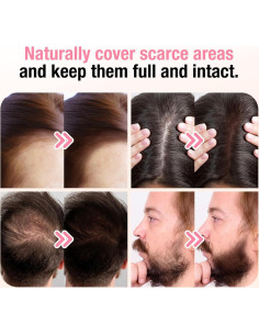 Corrector de Raíces de Cabello Boobeen - Polvo 3-en-1 Marrón Oscuro 2