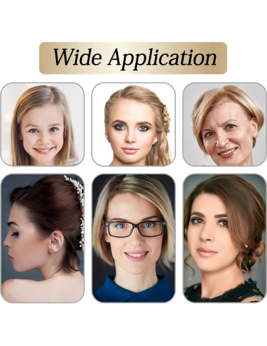 100 Pasadores de Pelo KANPRINCESS Negros y Marrones 2.4"