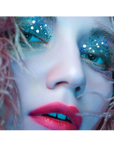 Gel de Brillo Corporal DAGEDA 48.2g Azul Lago - Holográfico