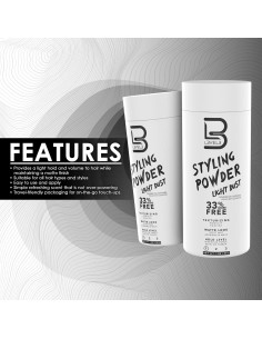 Polvo de Estilo L3 para Hombres 30g - Texturizante Mate Natural 2