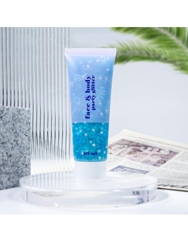 Gel de Brillo Corporal DAGEDA 48.2g Azul Lago - Holográfico