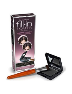 Cubrir Tu Gris Polvo Relleno Negro - 81.93g para Cabello Delgado