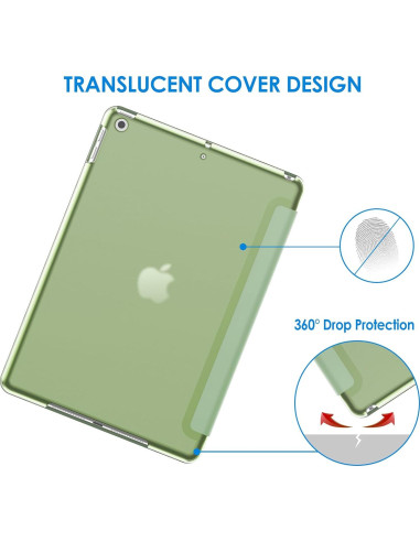 Funda JETech para iPad 10.2" 2021/2020/2019 Verde Matcha