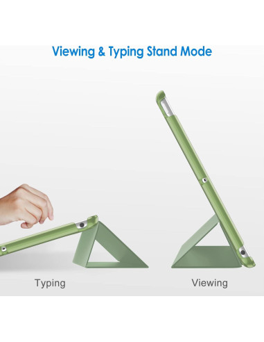 Funda JETech para iPad 10.2" 2021/2020/2019 Verde Matcha