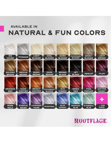 Polvo de Retoque de Raíces Rootflage - Color Reinado Púrpura