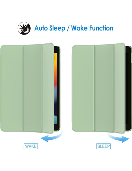 Funda JETech para iPad 10.2" 2021/2020/2019 Verde Matcha