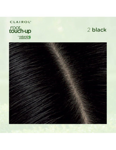 Tinte de Retocar Raíz Clairol 2 Negro 32.5 ml 0% Amoníaco
