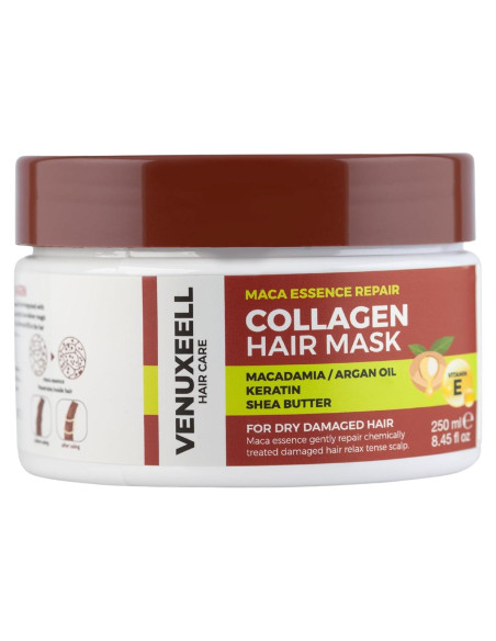 Mascarilla Acondicionadora Venuxeell 240g - Colágeno y Aceite de Argán