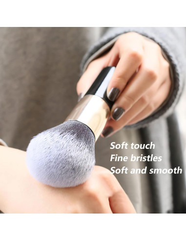 Set de Brochas de Maquillaje de Viaje Gzshiruidi - Negro