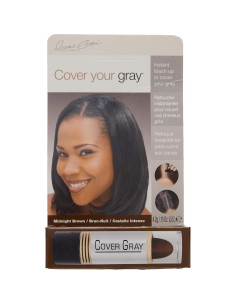 Tinte Corrector para Cabello Gris Cubrir Tu Cabello Gris - Marrón Medianoche 2