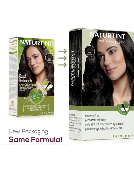 Tinte para Cabello Naturtint Marrón Oscuro 170 ml Sin Amoníaco