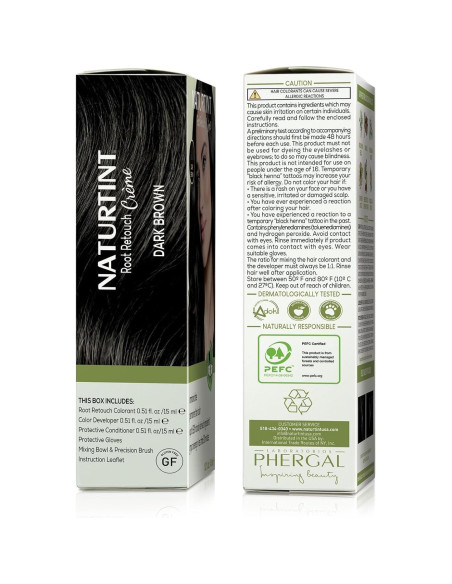 Tinte para Cabello Naturtint Marrón Oscuro 170 ml Sin Amoníaco
