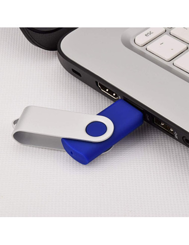 Paquete de 10 USB Flash Drive KOOTION 1GB Azul
