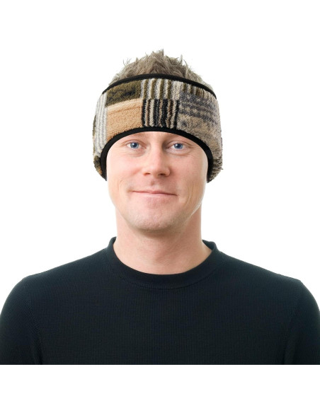 Cinta para la cabeza Kiyrnie invierno 2 unidades verde marrón