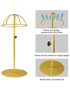 Soporte de Peluca Ajustable Alyoen - Paquete de 2 Unidades 2