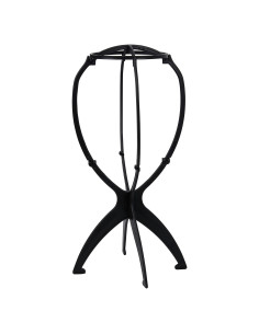 Soporte Plegable para Pelucas Cortas XCZYN - Negro