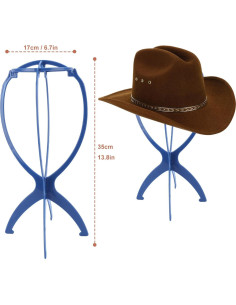 Paquete de 40 Soportes para Pelucas KUKLIPJIM 14" Azul 2