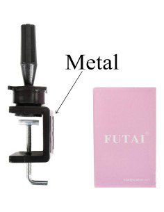 Cabeza de Maniquí de Cabello Humano FUTAI con Soporte de Mesa 2