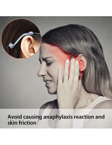 12 Pares Almohadillas de Silicona Frienda para Gafas Antideslizantes