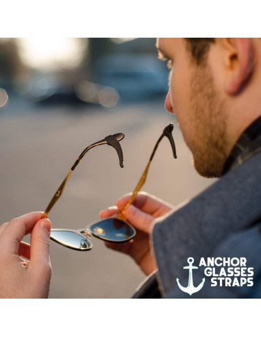 Agarraderas de Gafas Anchor - Paquete de 3 - Silicona Antideslizante