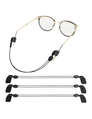 Correa Ajustable para Gafas Allfulyun - Antideslizante, Negro