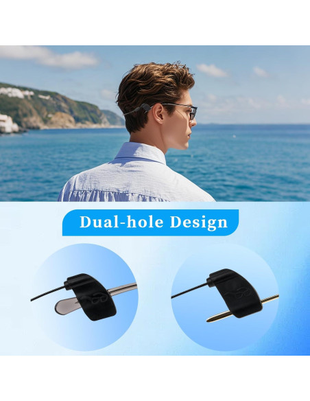 Correa Ajustable para Gafas Allfulyun - Antideslizante, Negro