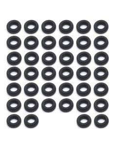 40 Fundas de Silicona Antideslizantes para Gafas - Negro