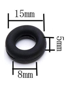 40 Fundas de Silicona Antideslizantes para Gafas - Negro 2