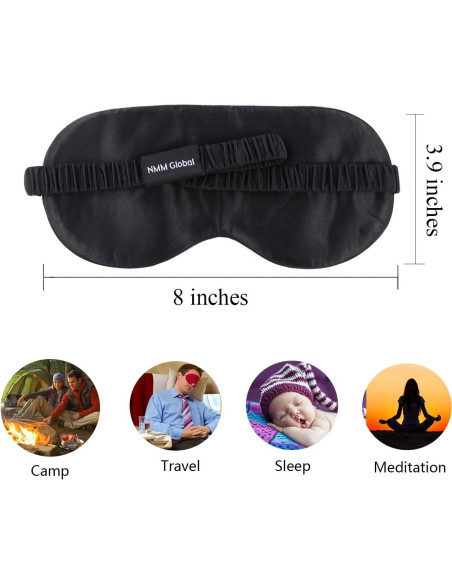 Máscara de Sueño de Seda Natural NMM Global - Color Champán